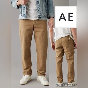 American Eagle Original Straight Flex Lived-In Khaki Pants 34x30 – Classic Beige